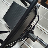 Silla de oficina negra respaldo alto negro