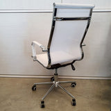 Silla de oficina respaldo alto malla negro