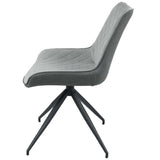 Sillón tapizado gris rombos