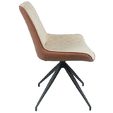 Sillón tapizado beige rombos
