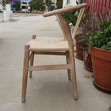 Silla Wishbone fresno decapado