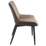 Sillón tapizado beige líneas