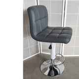 Taburete grande con capitoné blanco o gris oscuro