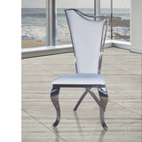 Silla Puro Diseño acero inoxidable cromada