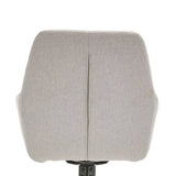 Sillón giratorio tapizado beige