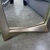 Espejo rectangular marco plateado 112 x 85 cm.