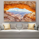 Foto sobre cristal parque Utah 120x80 y 180x120 cm.
