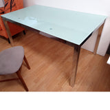 Mesa comedor cristal 160 x 90 cm. EXPOSICIÓN