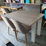 Consola extensible a mesa de comedor 120 x 90 cm. distintos acabados