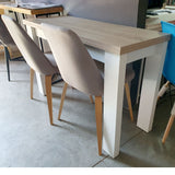Consola extensible a mesa de comedor 120 x 90 cm. distintos acabados