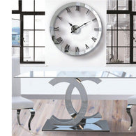 Mesa de comedor doble C 150 x 90 cm. acero inoxidable MODELO 2