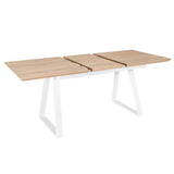 Mesa de comedor extensible roble 140-180 x 80 cm.