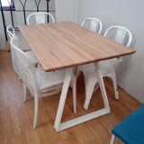 Mesa de comedor extensible roble 140-180 x 80 cm.