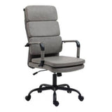 Silla de oficina acolchada extra gris