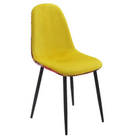 4 sillas vegetación amarillo