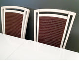 4 sillas comedor tapizado marrón EXPOSICIÓN
