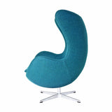 Silla Egg tejido turquesa - Arne Jacobsen