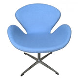 Silla Swan tejido azul - Arne Jacobsen