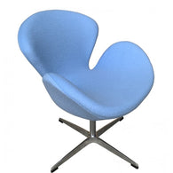 Silla Swan tejido azul - Arne Jacobsen