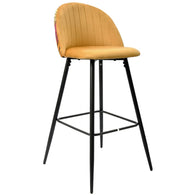 4 taburetes tropical amarillo