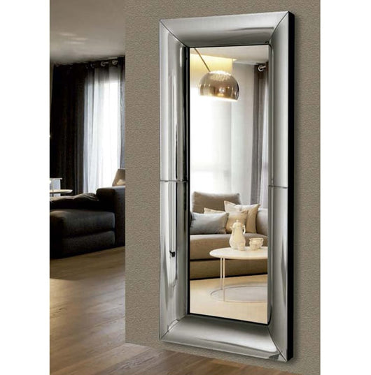 Espejo de vestidor con molduras 207 x 99 cm.