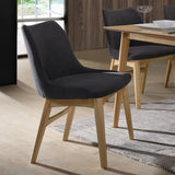 Mesa de comedor chapa de roble extensible 150-200 x 90 cm.