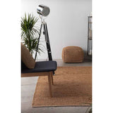Alfombra rectangular rombos marrón y beige