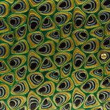 Aparador Pavo Real Azul y amarillo 95 x 40 x 80 cm.