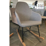 Balancín Mecedora Mid Century color gris