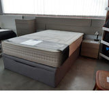 Dormitorio laca gris 135cm. EXPOSICIÓN