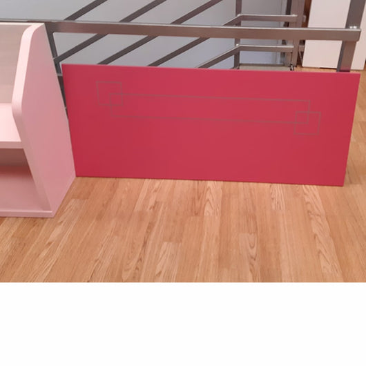 Cabecero rectangular rosa EXPOSICIÓN
