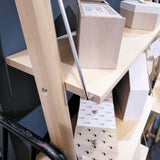 Escalera estantería de madera de diseño 170 cm. alto