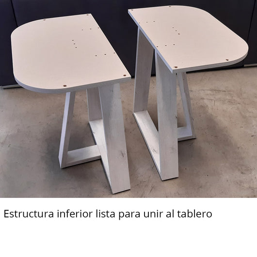 Mesa redonda extensible CHAPA DE ROBLE 120-160-200 cm. – DERBE MUEBLES