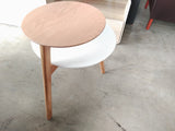 Mesa de centro, auxiliar o noche estilo nórdico y doble altura