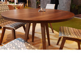 Mesa redonda MELAMINA 130 cm. diámetro