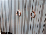 Mueble de recibidor neoclásico 80 cm. con espejo, ELIGE