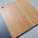 Mesa de centro cajón y hueco de chapa de roble 120 x 60 cm.