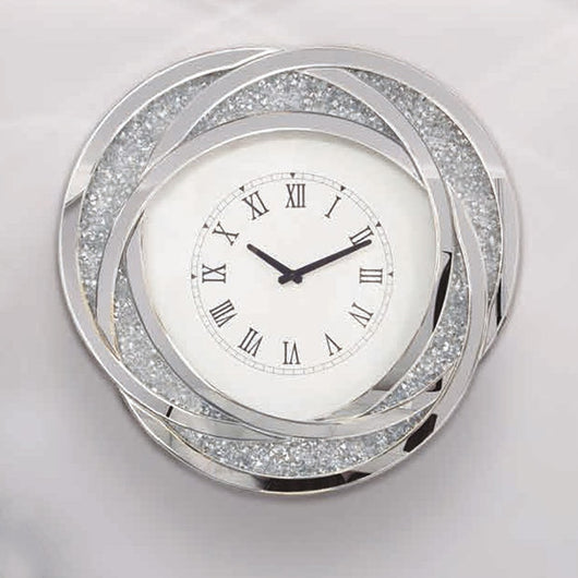 Espejo reloj elegante burbujas 58 cm.