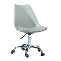 Silla de oficina blanca / gris