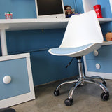 Silla de oficina blanca