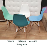 Silla DSW verde menta