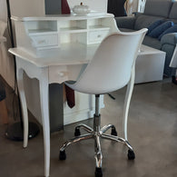 Silla de oficina blanca