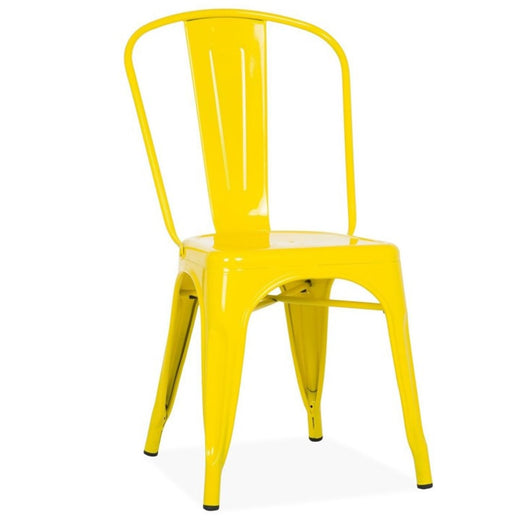 4 sillas Tolix amarillo