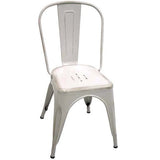 Silla Tolix Vintage blanco / negro