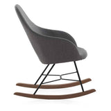 Balancín Mecedora Mid Century color gris