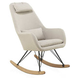 Balancín Mecedora Mid Century color crema
