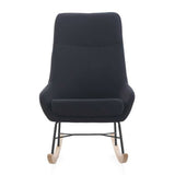 Balancín Mecedora Mid Century color gris oscuro