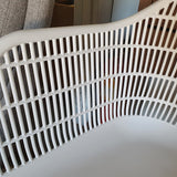 Sillón nórdico blanco para exterior