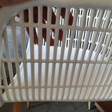 Sillón nórdico blanco para exterior