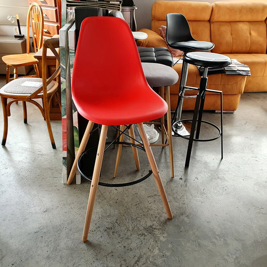 Taburete alto bar o cocina Tolix rojo – DERBE MUEBLES